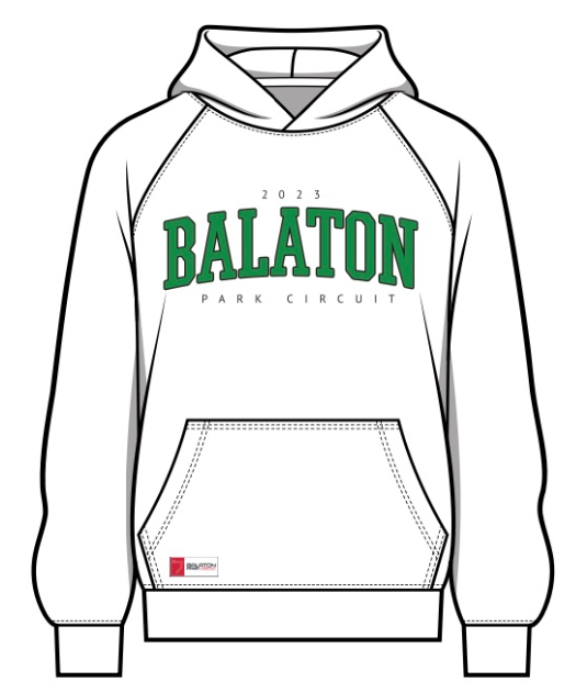 Balaton Park Hoodie - White